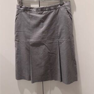 J. Crew Elegant Gray A-Line Skirt